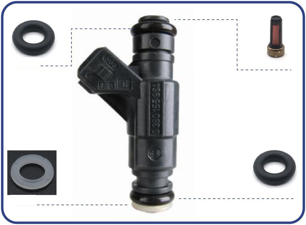 Fuel Injector Repair Kit — 1.8L Turbo — OE 0280156061