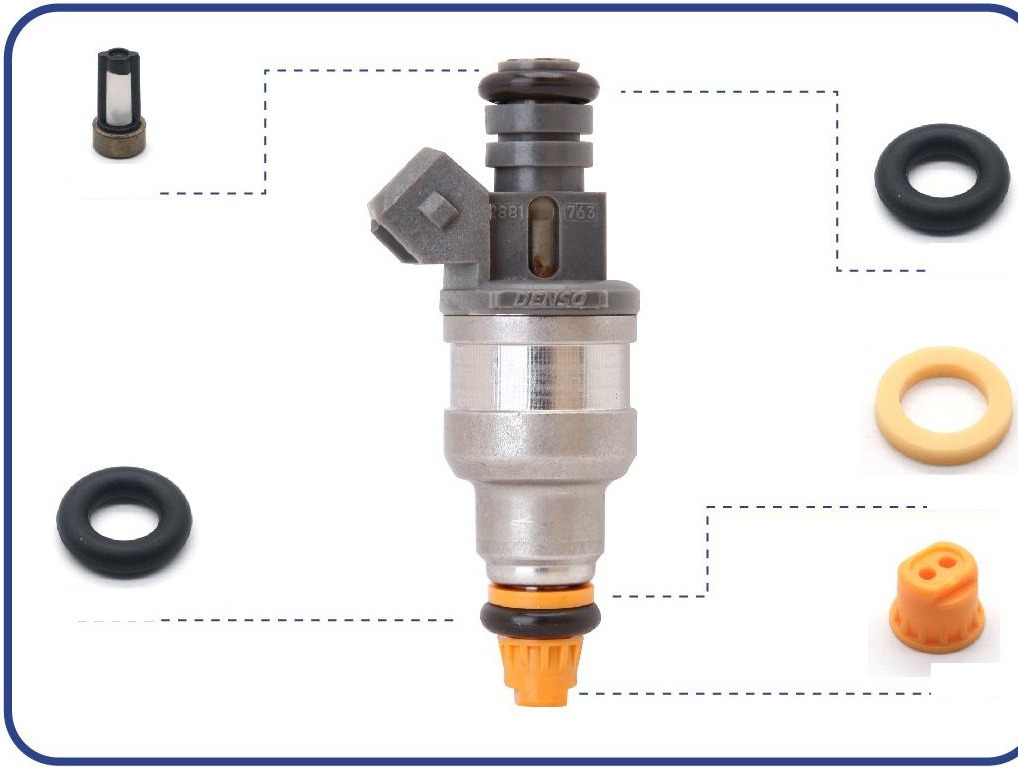 Fuel Injector Repair Kit — 2.0L 1996-1999 — OE 68F9F593AC