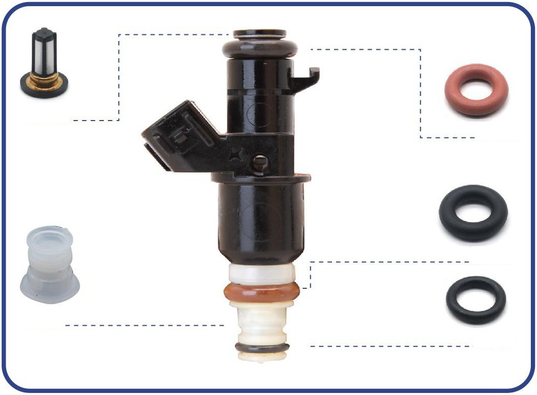 Fuel Injector Repair Kit — 2.0L 2006-2011 — OE 16450-RBB-003