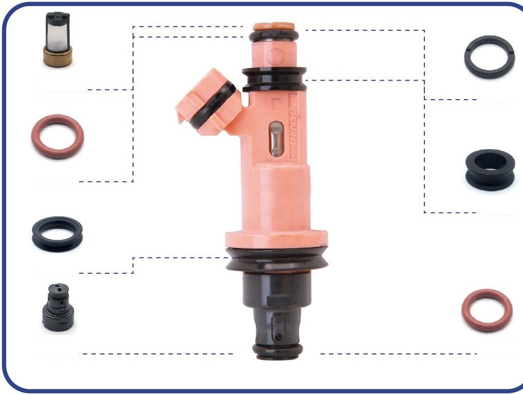 Fuel Injector Repair Kit — 3.0L V6 and 4.0L / 4.3L V8 — OE 23250-50030