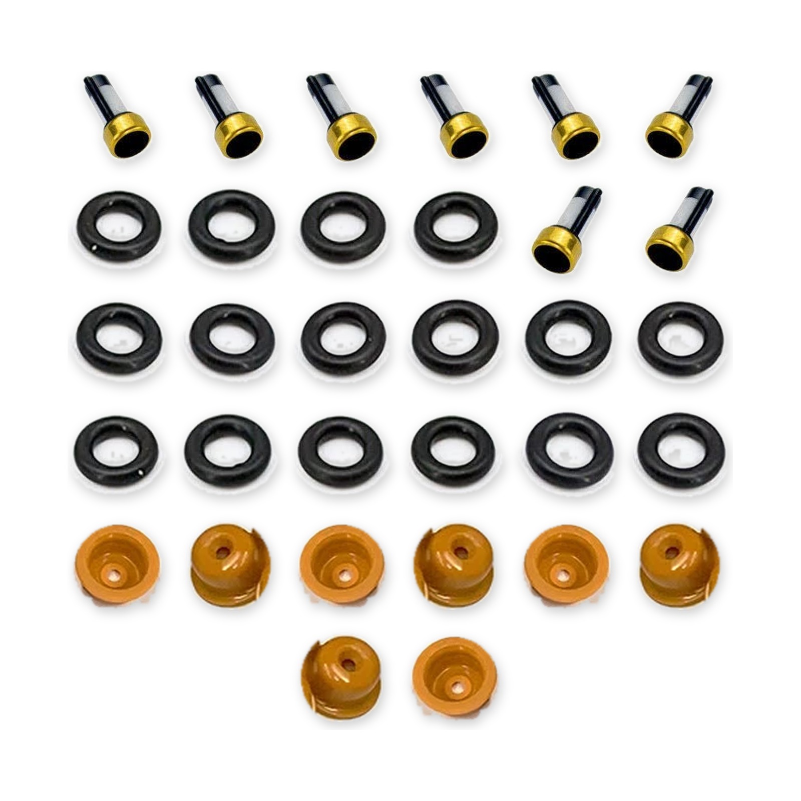 Fits Dodge 5.9L Magnum 2000–2003 · Bosch 0280155934 kit: 16 FKM O-rings