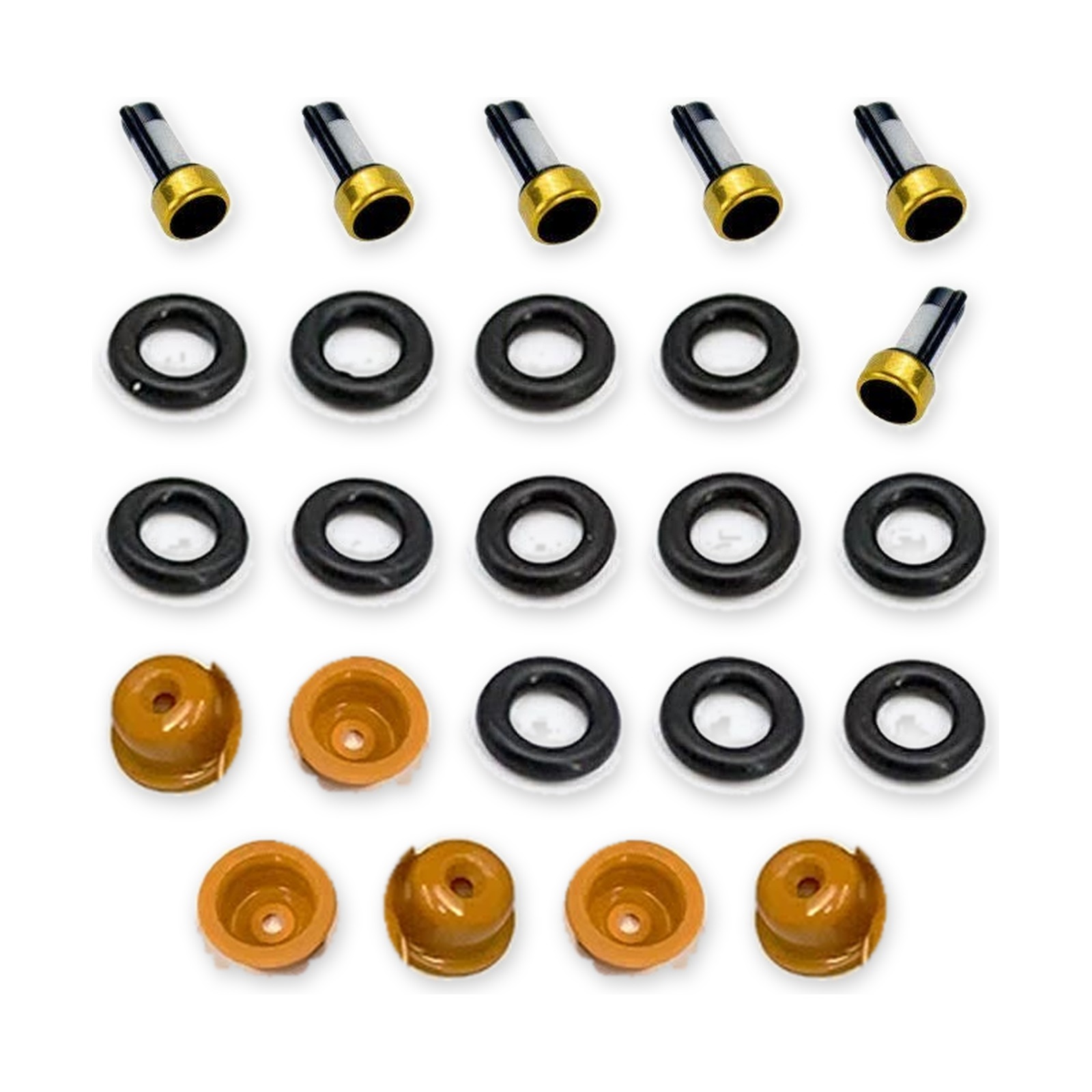 Fits Jeep 4.0L I6 · Bosch 0280155784 kit: 12 FKM O-rings