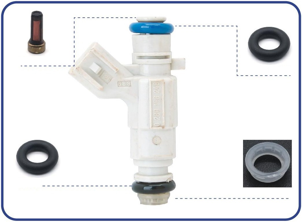 Fuel Injector Repair Kit — V6 — OE 0280156245