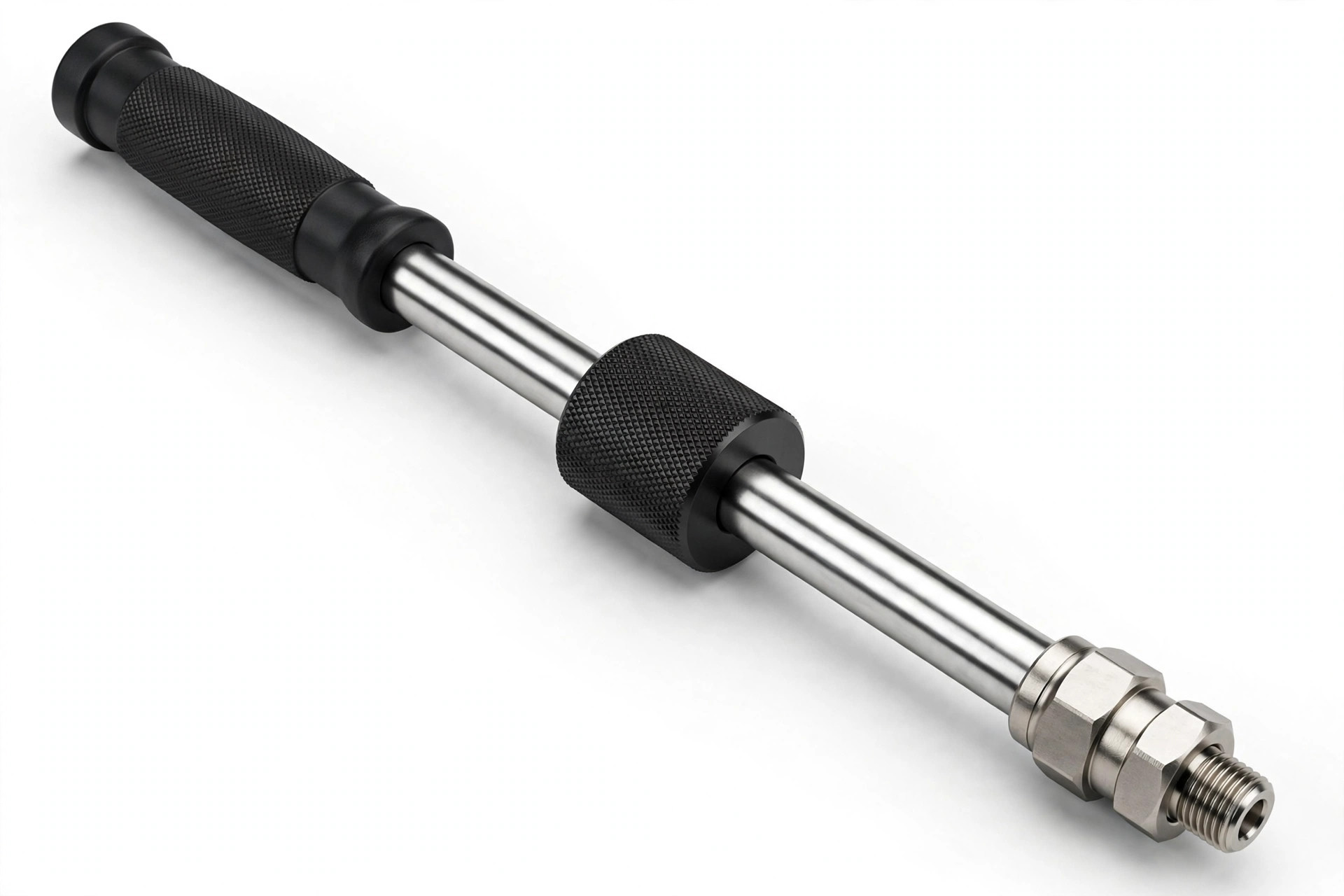 Slide hammer rod with sliding weight